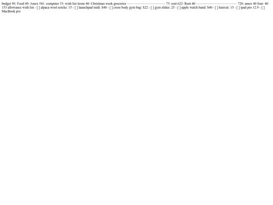 notes screenshot