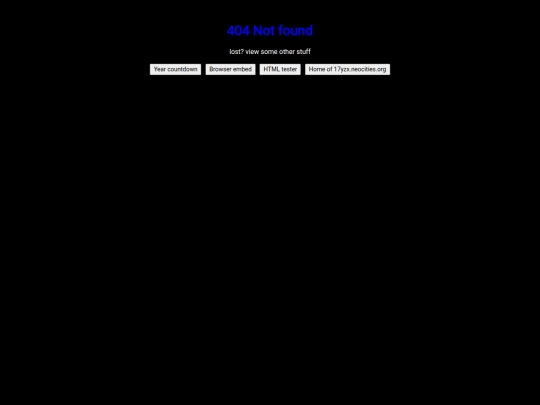 not_found screenshot