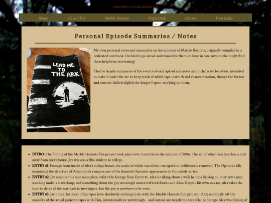 MH/notes screenshot