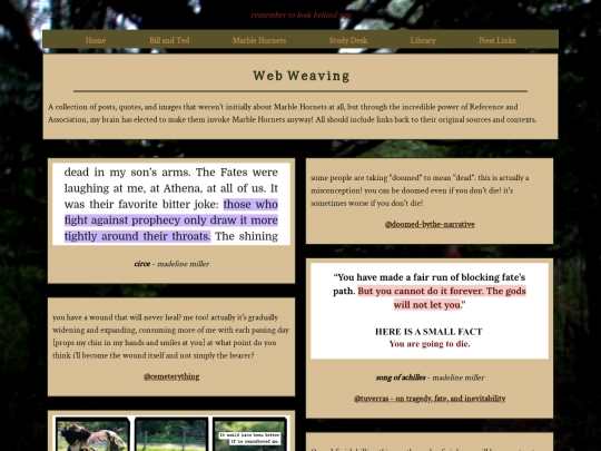 MH/webweaving screenshot