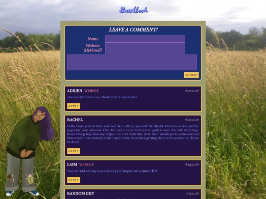 ocs/guestbook screenshot