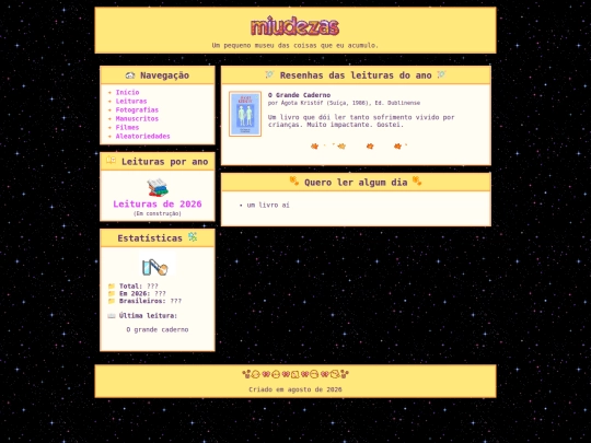 leituras screenshot