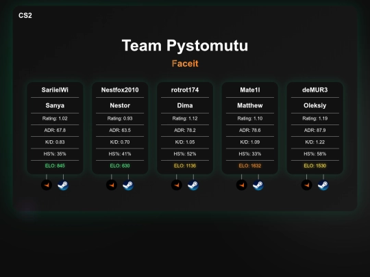 team screenshot