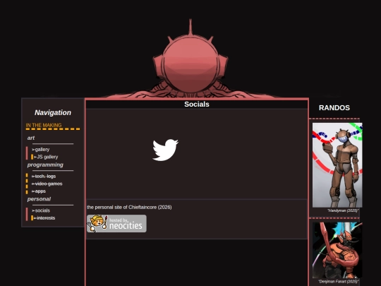 socials screenshot