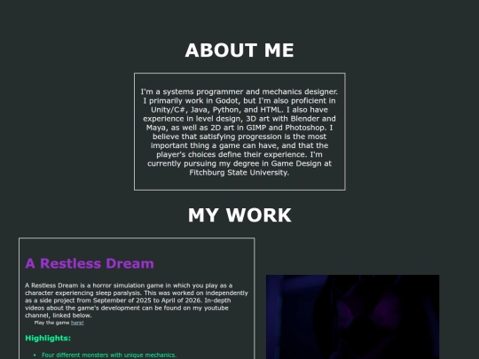 portfolio screenshot