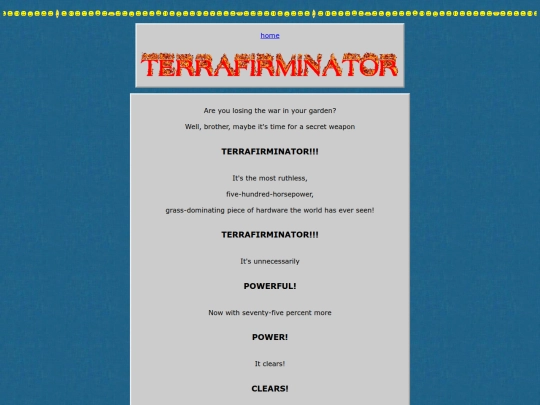 terrafirminator screenshot