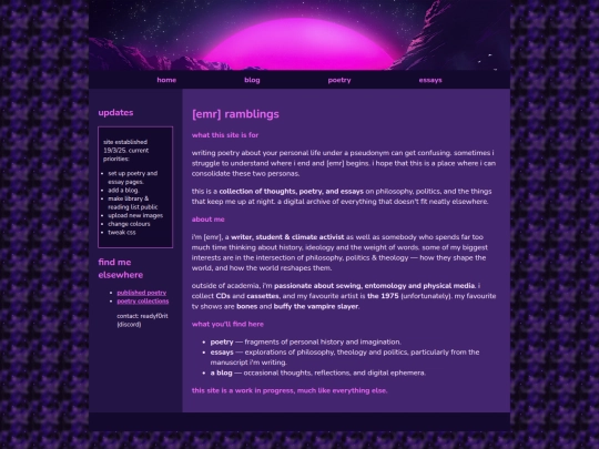 blog screenshot