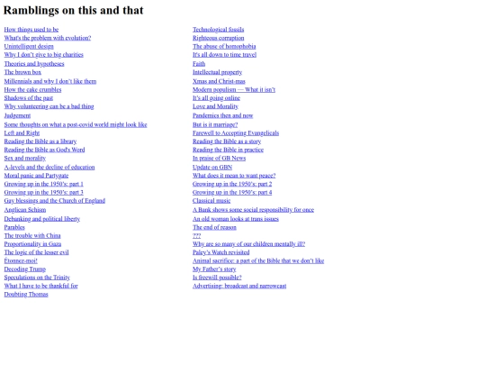 ramblings screenshot