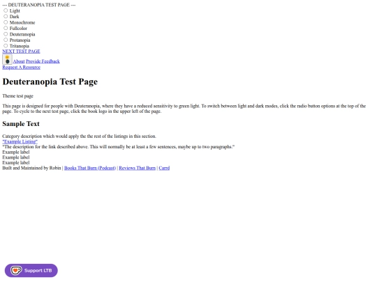 debug/testpage-deuteronopia-new screenshot