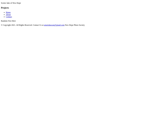projects screenshot
