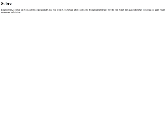 pages/sobre screenshot