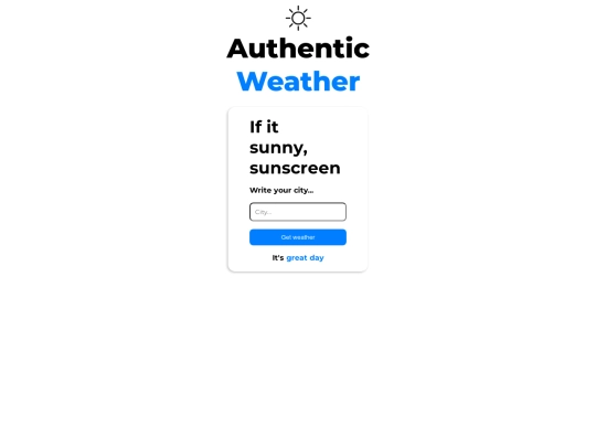 WeatherApp screenshot