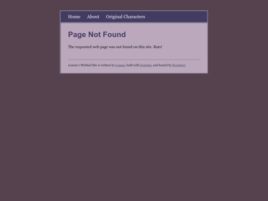 not_found screenshot