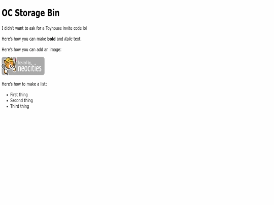 index screenshot