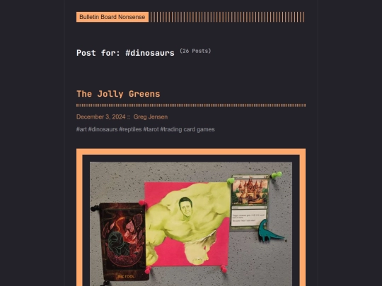 bulletin-board-nonsense/tags/dinosaurs screenshot