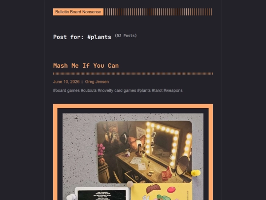 bulletin-board-nonsense/tags/plants screenshot