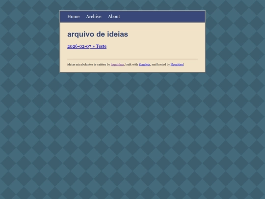 blog/archive screenshot