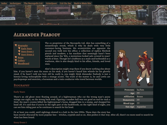 characterzone/alex screenshot