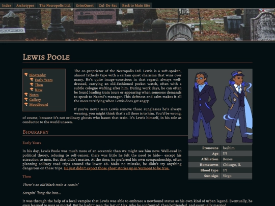 characterzone/lewis screenshot
