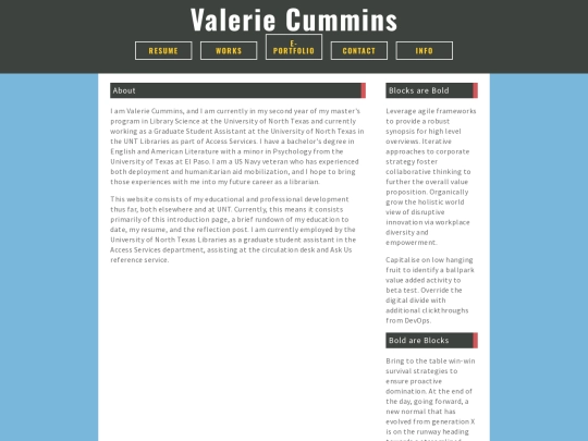 resume screenshot