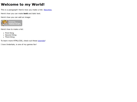 index screenshot