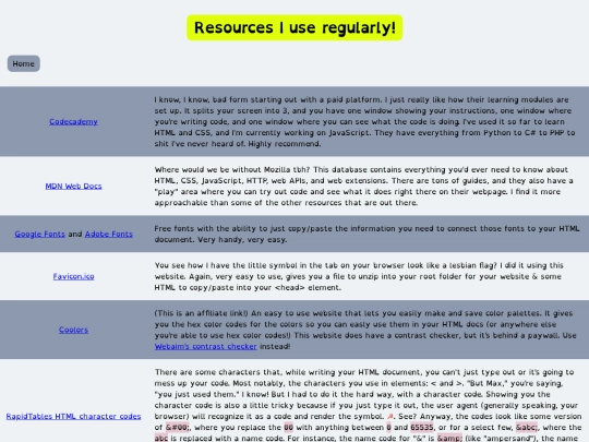 resources screenshot