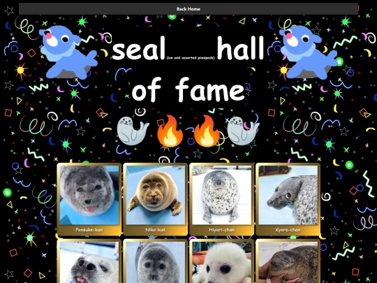 sealhalloffame screenshot