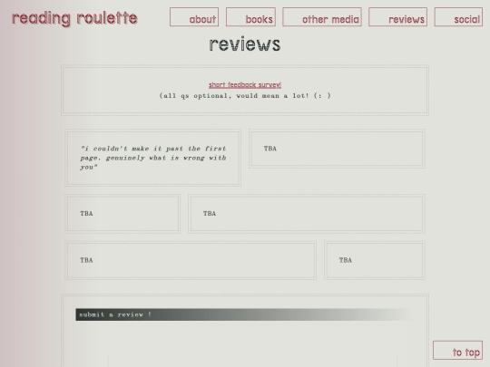 reviews screenshot