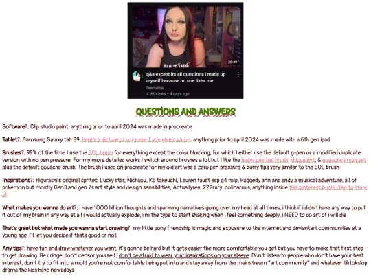 art/qna screenshot