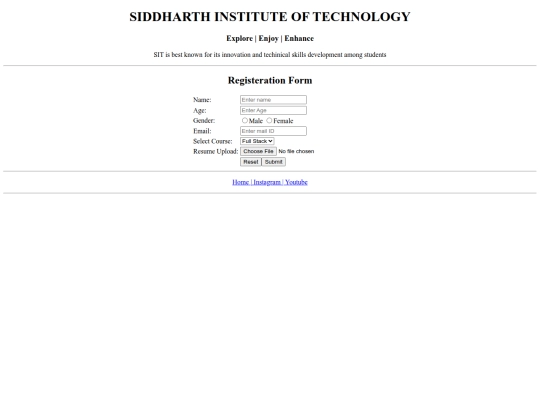 Second project/register screenshot