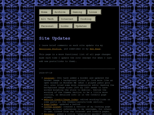 updates screenshot