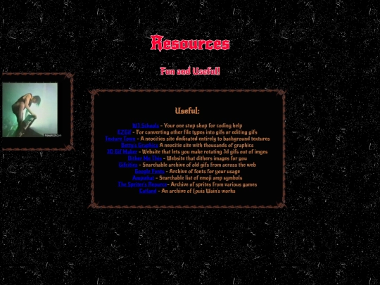 resources screenshot