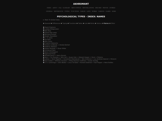 indexnames screenshot