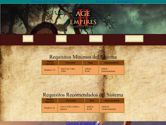 html/Tabla screenshot