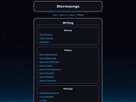 writing screenshot