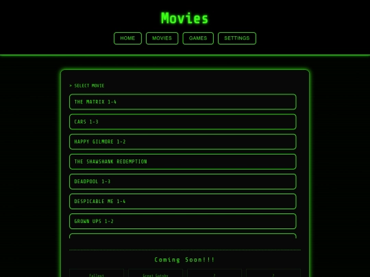 movies screenshot