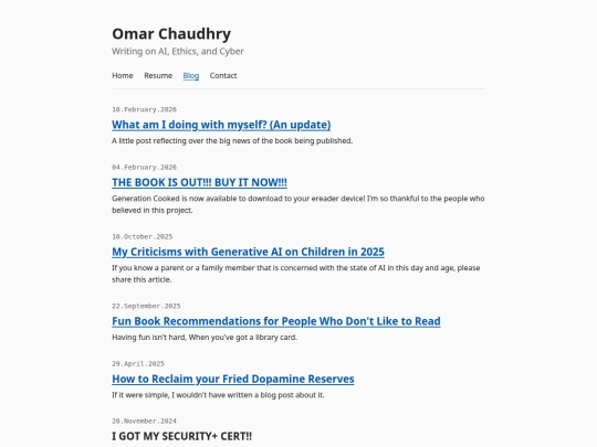 blog screenshot
