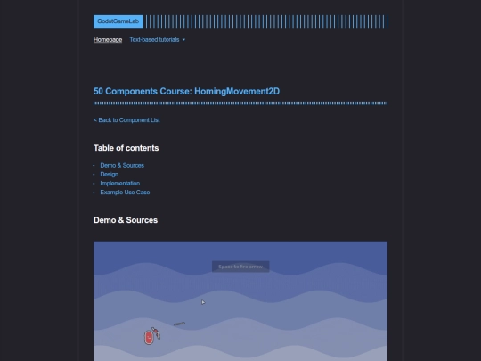 50-components-course-homingmovement2d screenshot