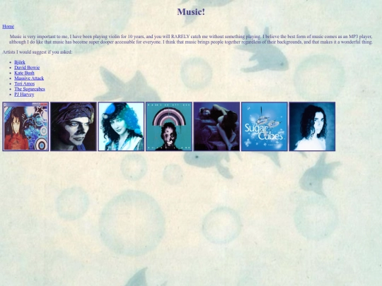 Music screenshot