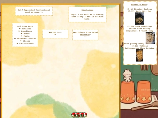 food screenshot