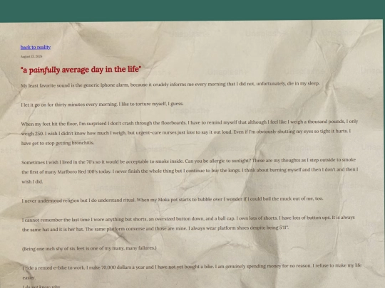 blogs/streamofconsciousness screenshot