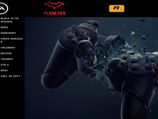game-homepage screenshot
