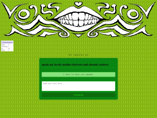 message board screenshot