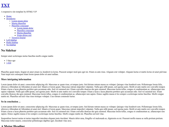 no-sidebar screenshot
