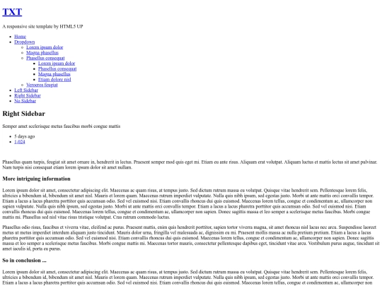 right-sidebar screenshot