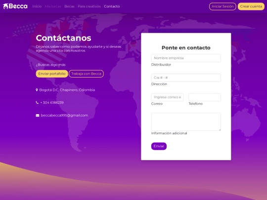 contacto screenshot