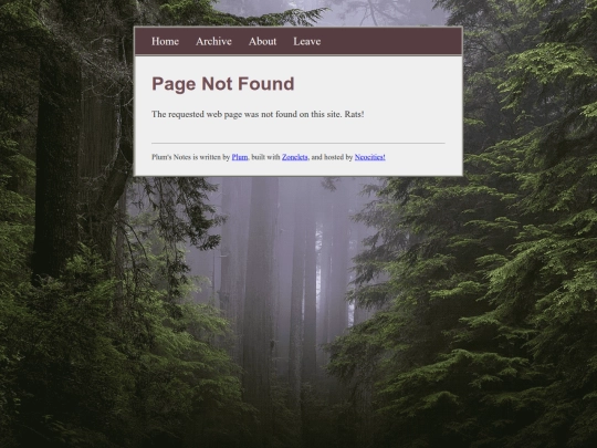 blog/not_found screenshot
