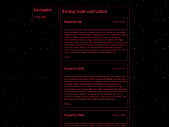 blog screenshot