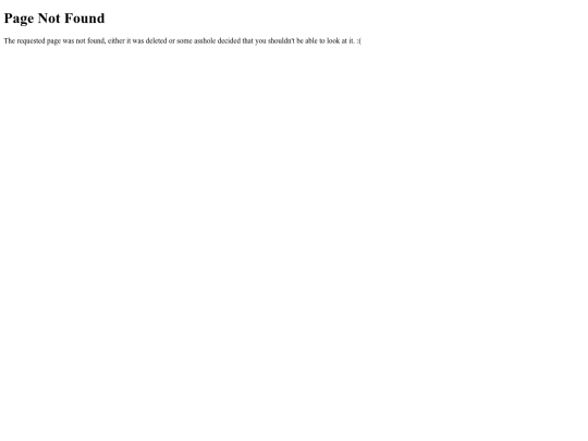not_found screenshot