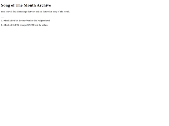 songarchive screenshot